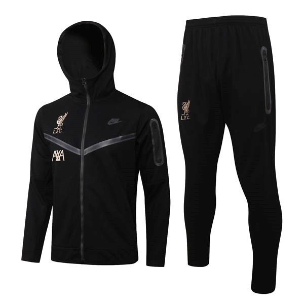 Chandal Con Capucha Liverpool 2022-2023 Negro